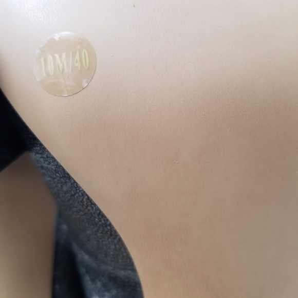 1.STATE Womens Makal Flared Heel Pumps Silver Shoe - Picture 11 of 12